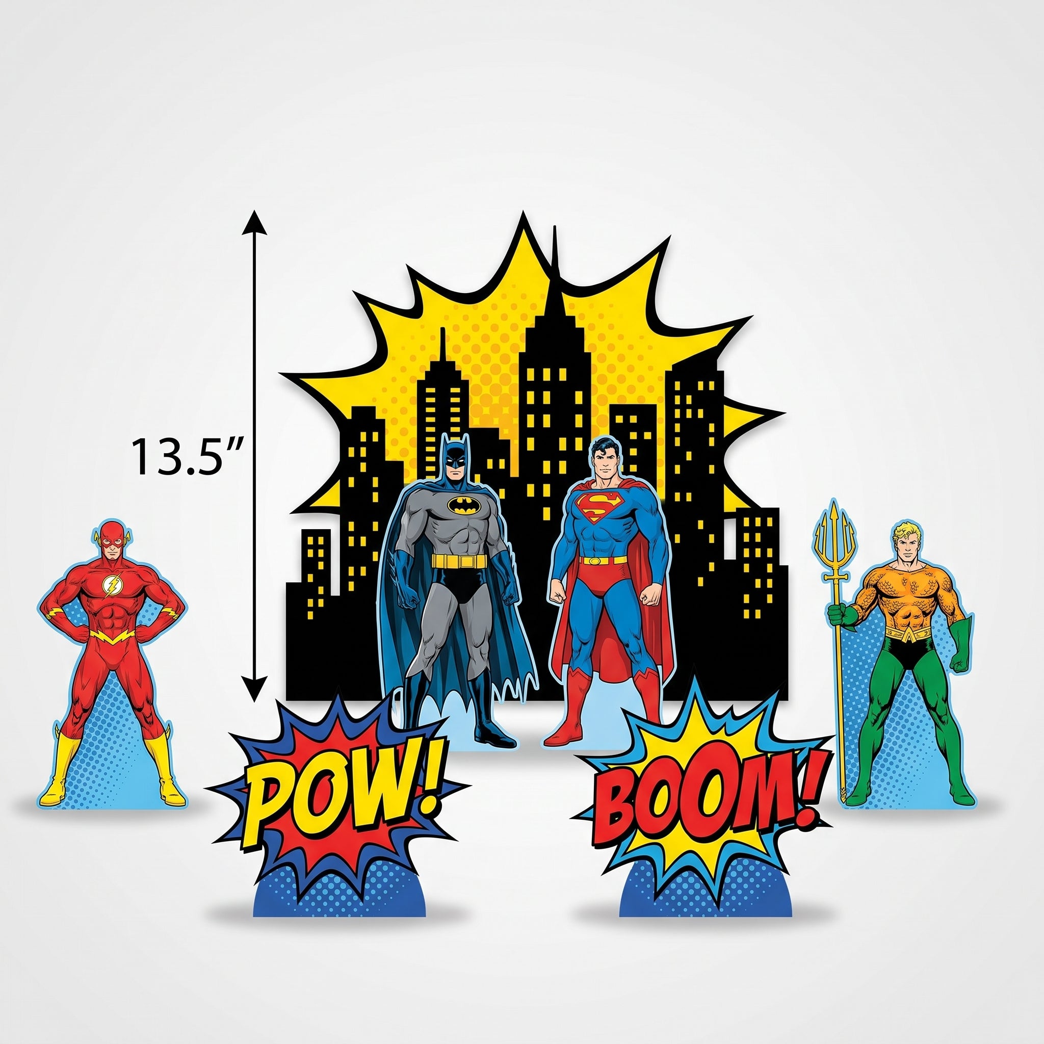 Justice League Heroes Unite Table Decorating Kit