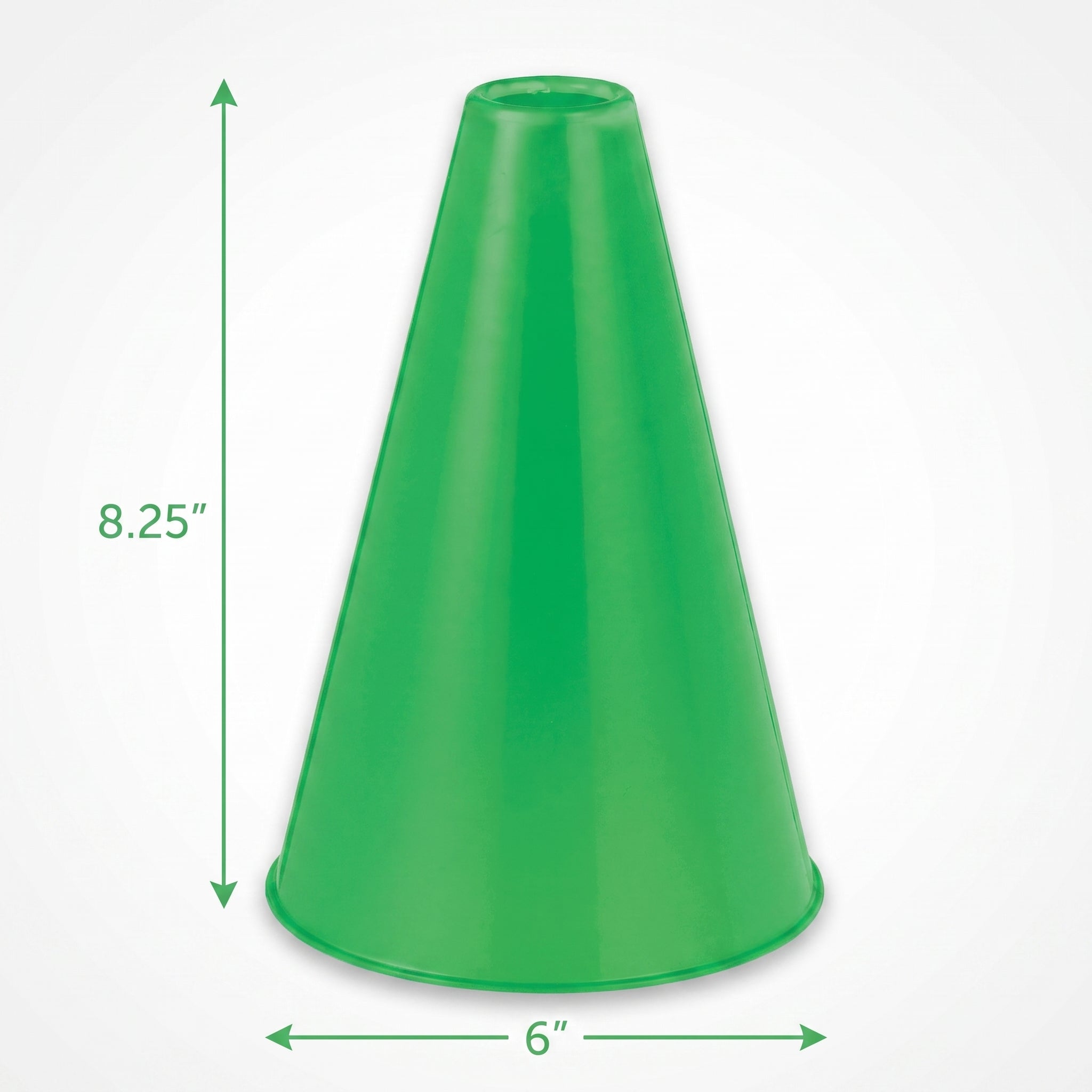 Green Team Spirit Megaphone - 8.25" x 6"