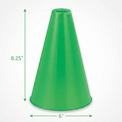 Green Team Spirit Megaphone - 8.25" x 6"