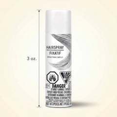 Vibrant White Hair Spray - 3 oz, Perfect for Team Spirit & Costumes