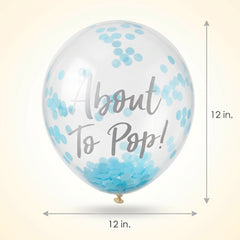 Ginger Ray "About to Pop!" Baby Shower Balloons