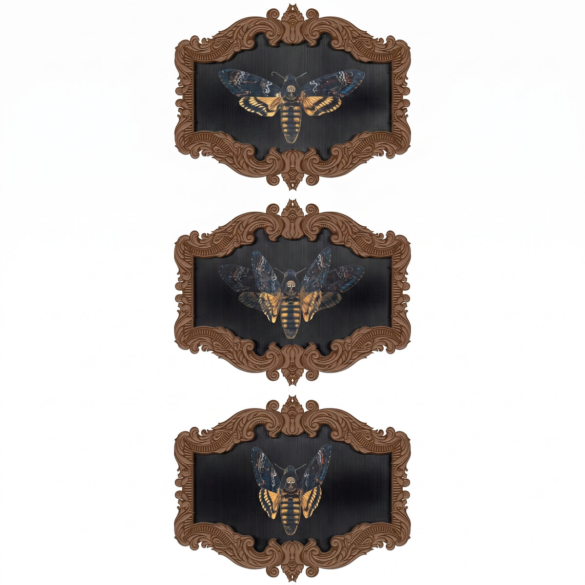 Dark Academia Moth Hanging Lenticular Halloween Decoration