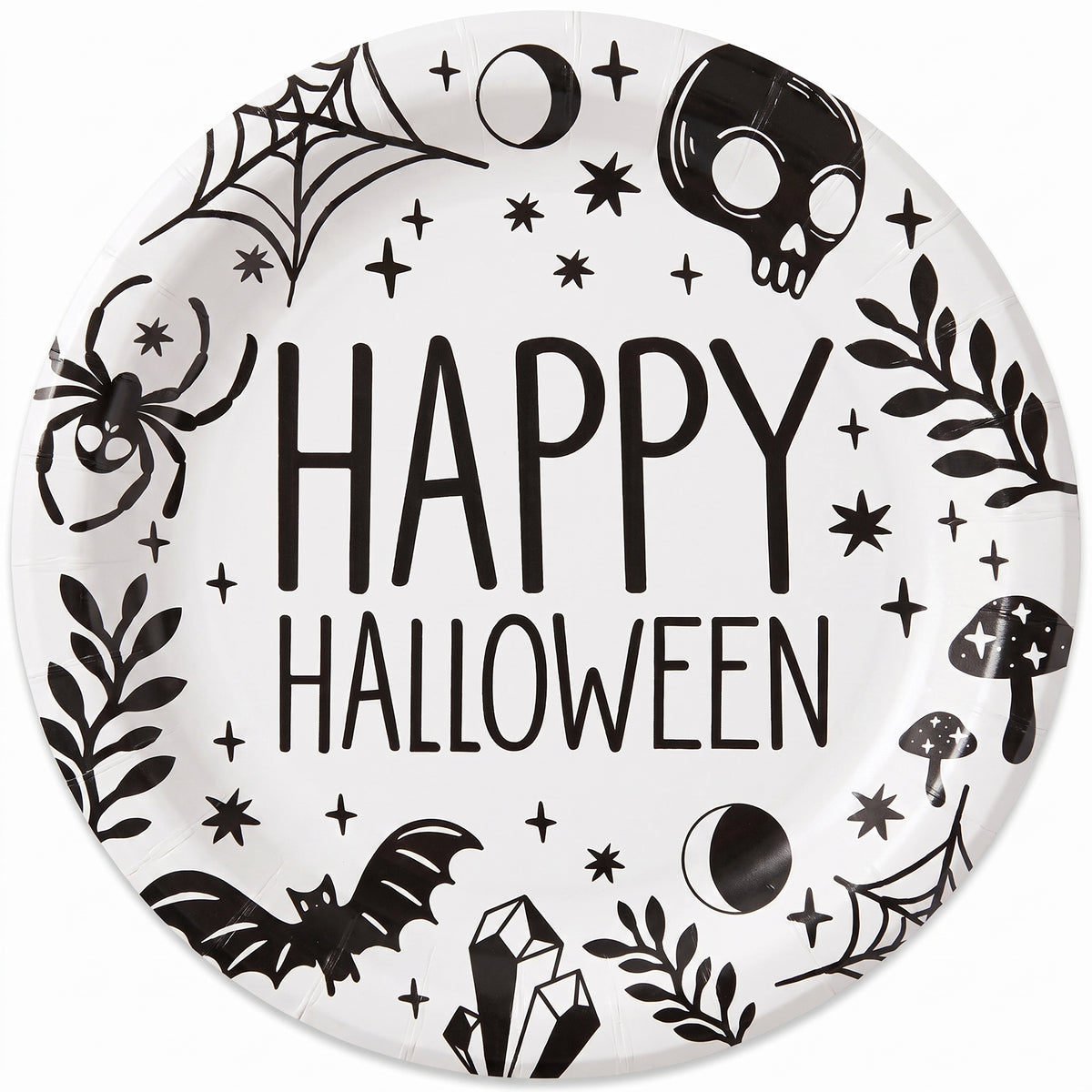 Spellbound Halloween 7" Round Paper Plates