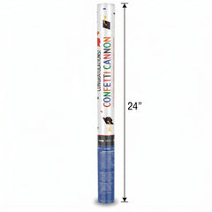 Giant Graduation Confetti Cannon Popper - Multicolor