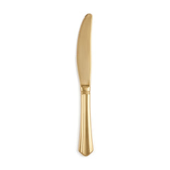 Elegant Gold Plastic Knives - 7.5 in.