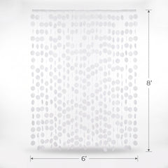 White Tissue Circle Backdrop Decoration