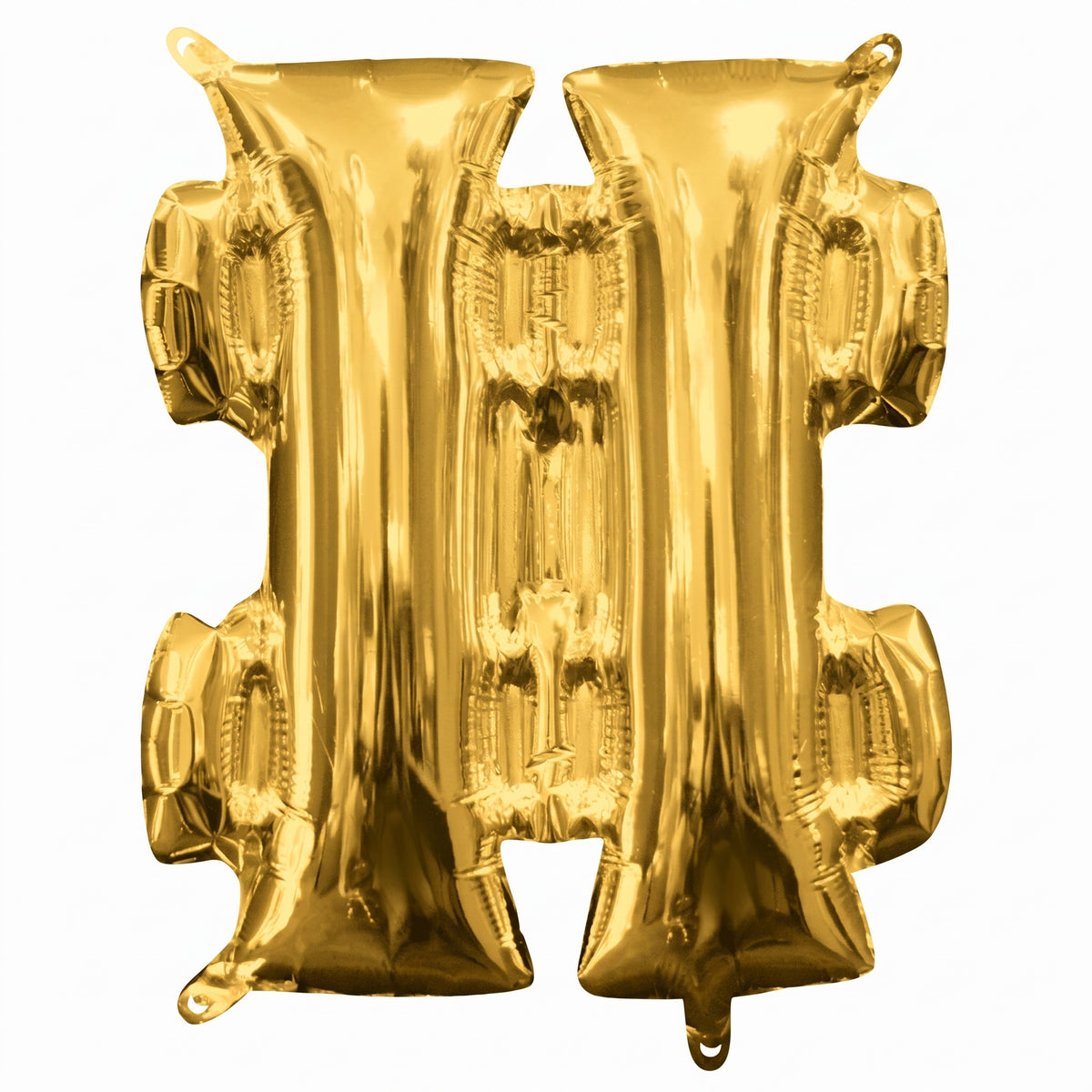 Gold Foil Air-Filled Balloon Letter "H"