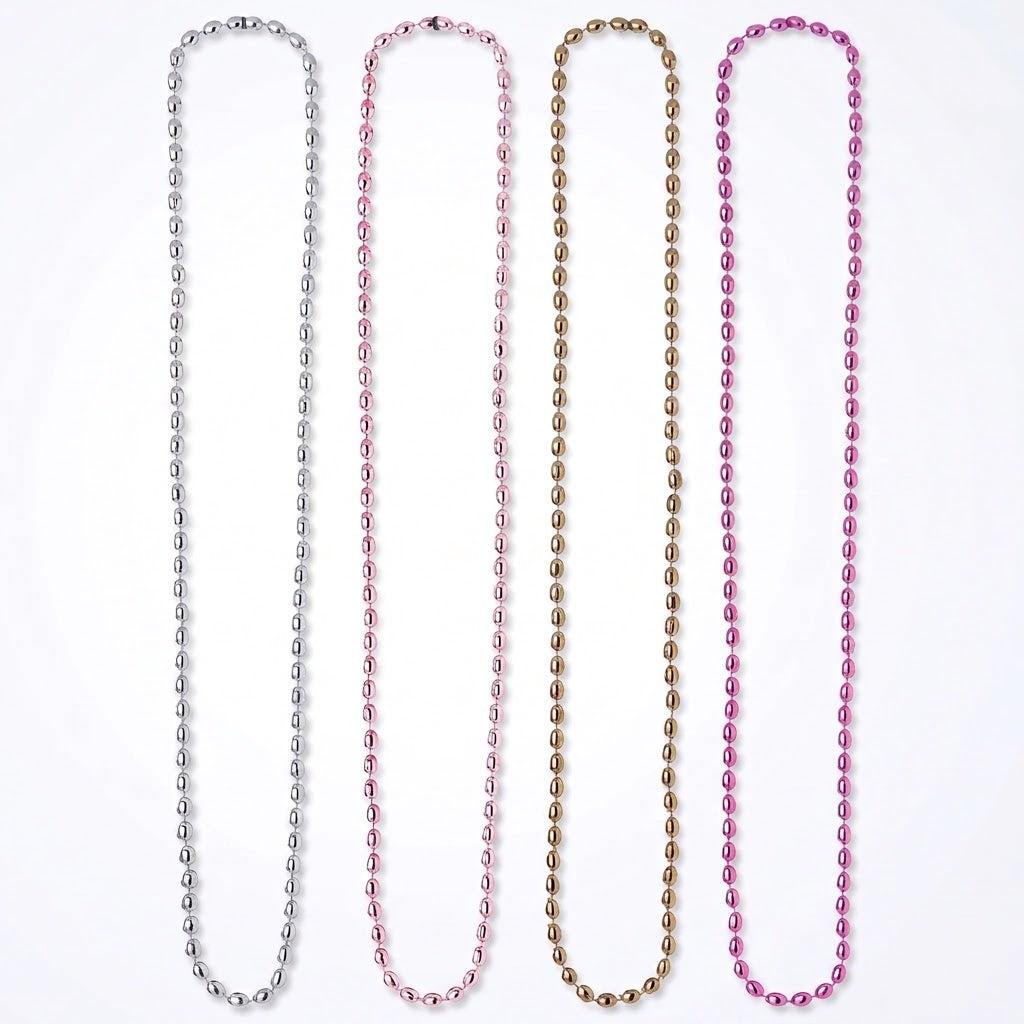 Team Bride Bachelorette Bead Necklaces - 24 Pack