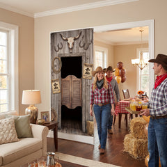 Deluxe Yeehaw Western Saloon Door Decoration