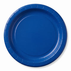 Royal Blue 10" Round Paper Dinner Plates