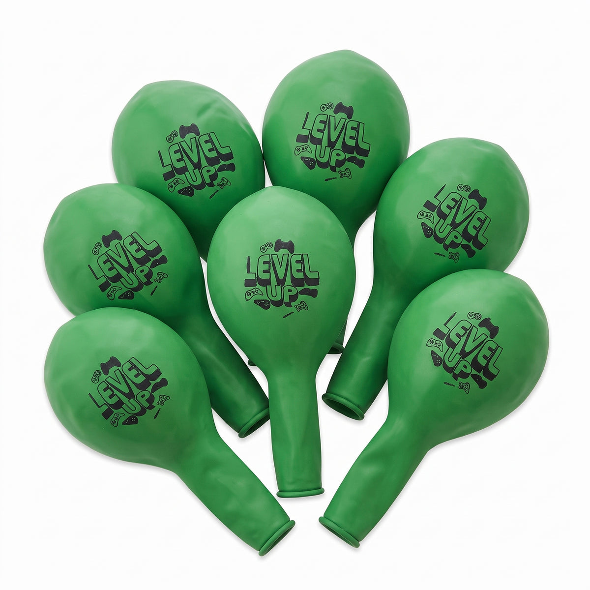 Level Up Gamer-Themed Latex Balloons, 12-Inch, 6-Pack