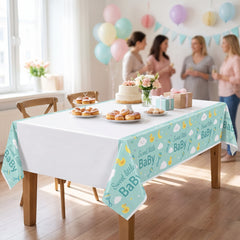 Sweet Little Baby Plastic Table Cover