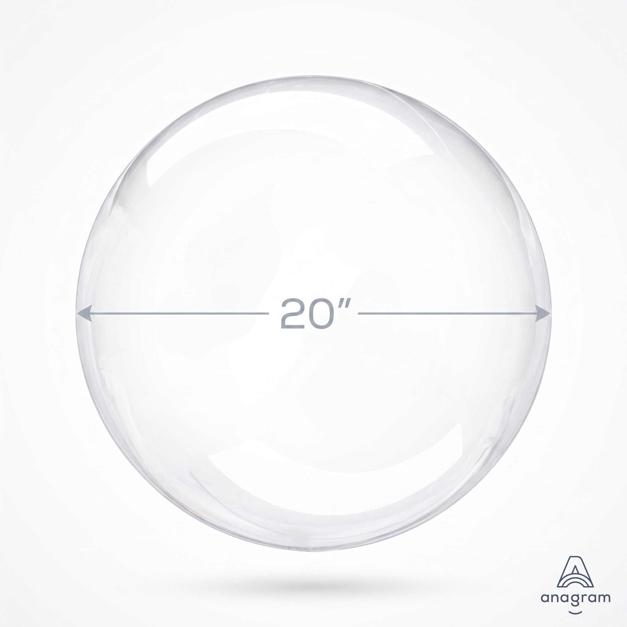 Clear Crystal Standard Foil Balloon