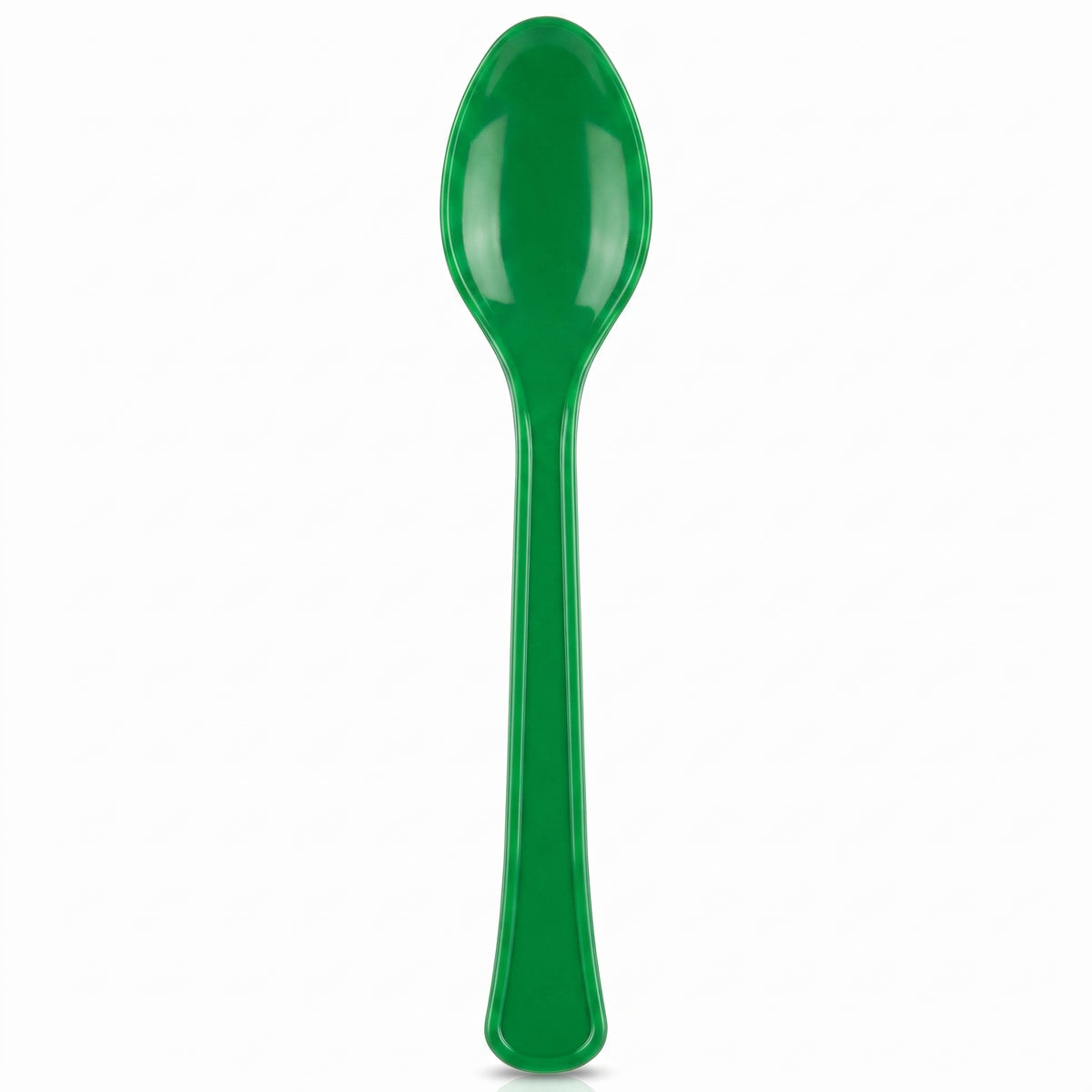 Festive Green Plastic Spoon - 7.5 in.