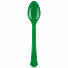 Festive Green Plastic Spoon - 7.5 in.