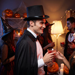 Classic Black Top Hat Costume Accessory