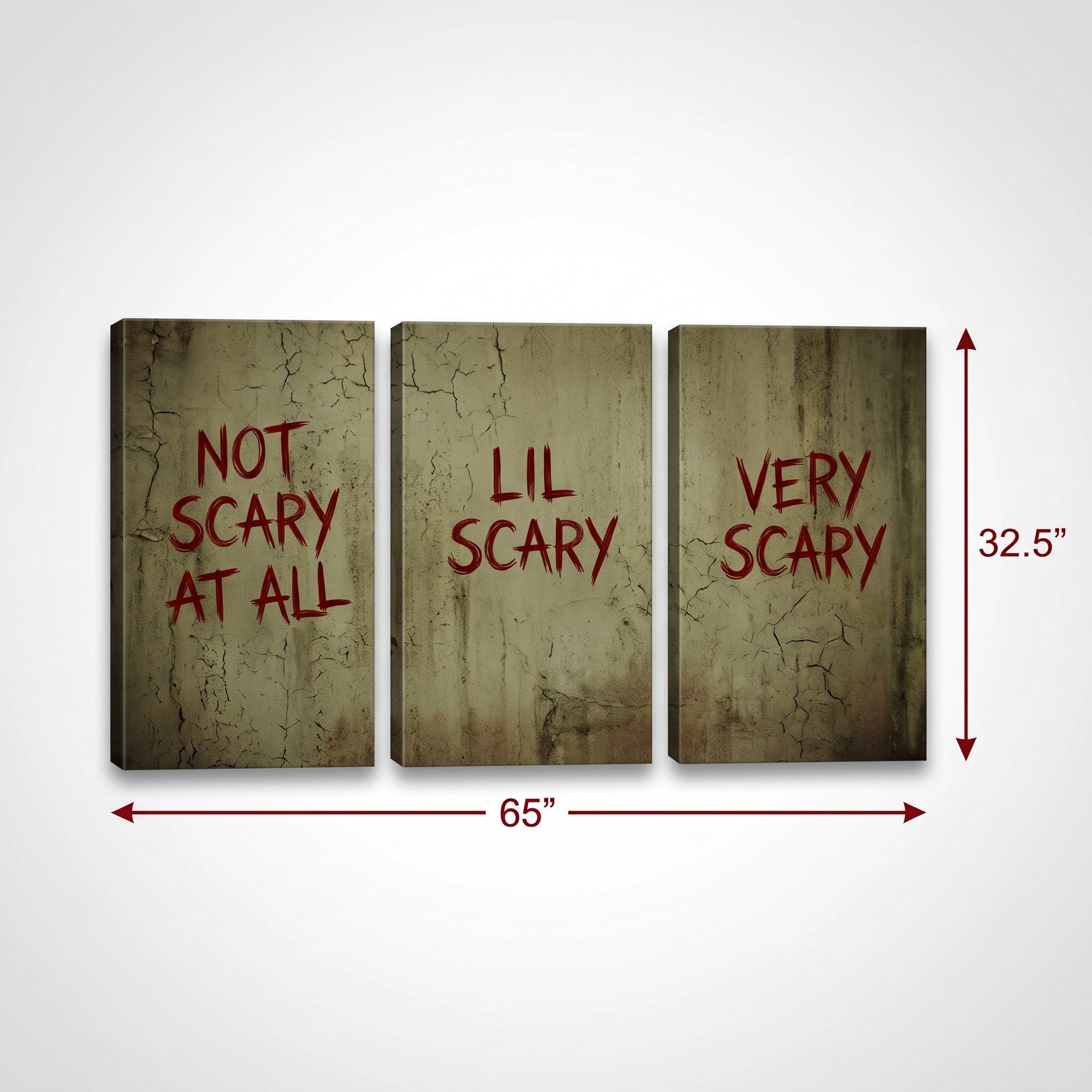 IT Chapter 2 "Scary" Door Scene Setter - 3 Panel Halloween Decoration