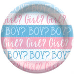 Gender Reveal Party Plates - 6.75