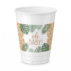 Jungle Safari Baby Shower Plastic Cups - 16oz