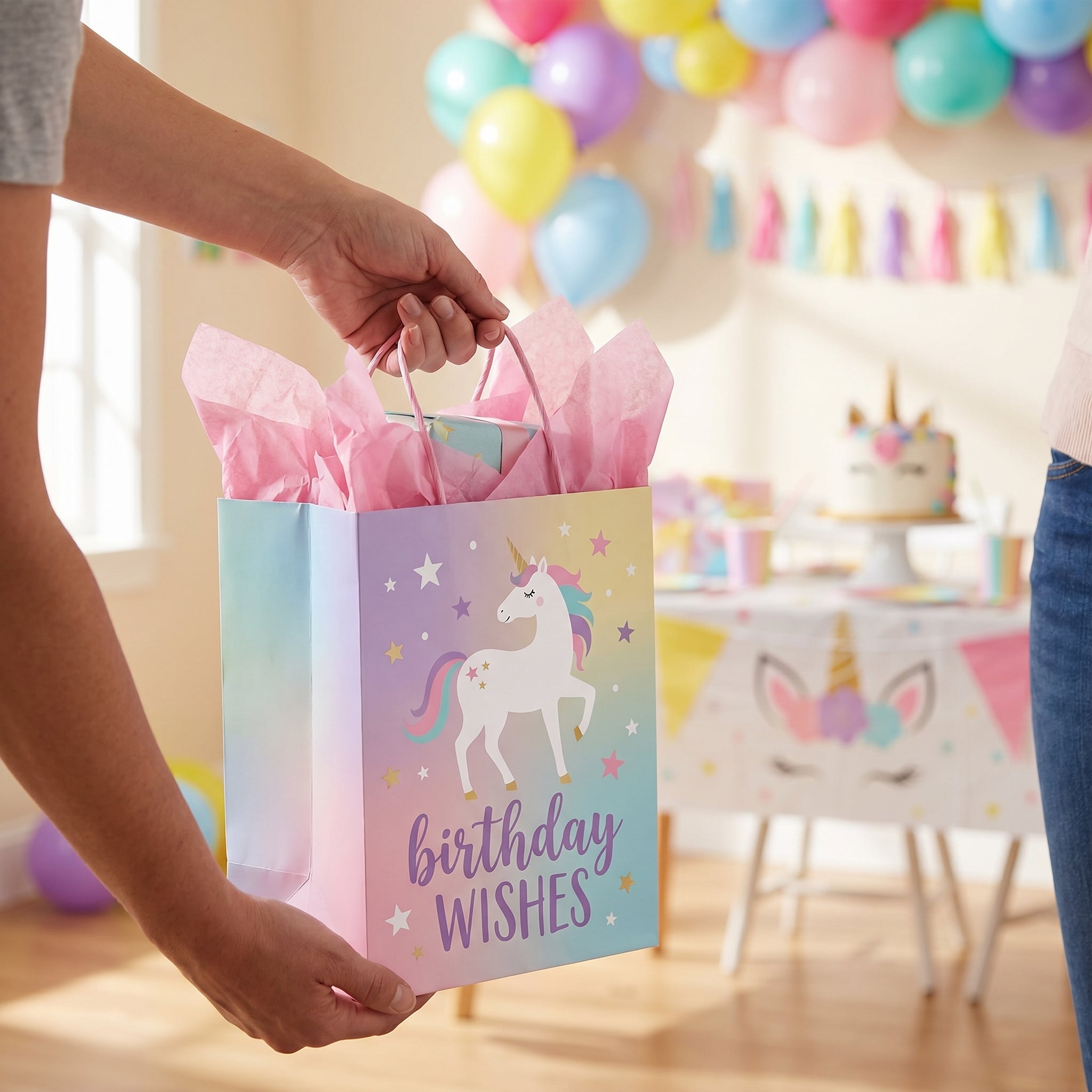 Enchanted Unicorn Birthday Gift Bag