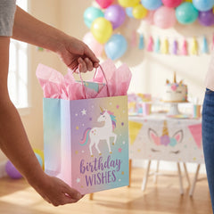 Enchanted Unicorn Birthday Gift Bag