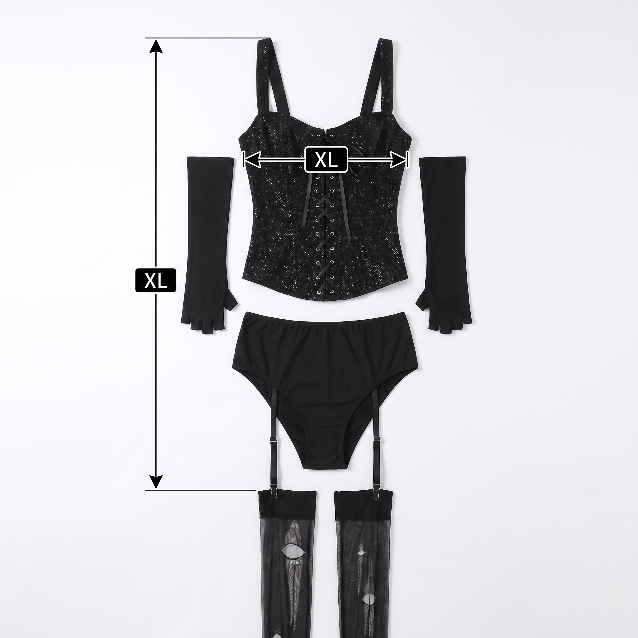 Rocky Horror Corset Costume - XXL