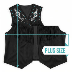 Women's Plus Size Western Costume Vest