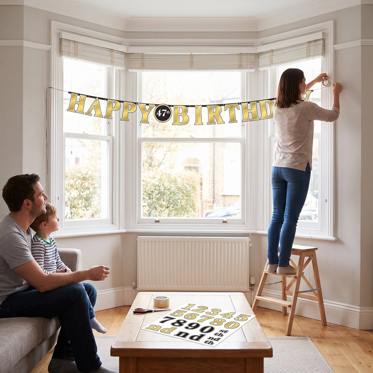 Better with Age Customizable "Happy Birthday" Banner Decoration, 10-ft