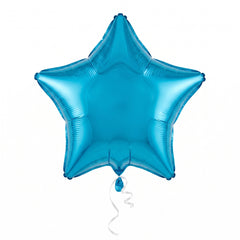 Caribbean Blue Star Foil Balloon