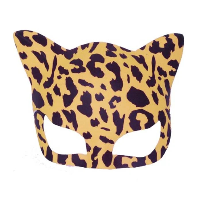 Orange Leopard Cat Masks (12)