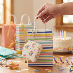 Colorful Mini Purse Keychain Favors - 2-Pack