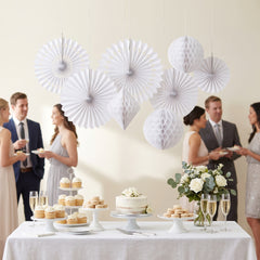 Elegant White Paper Decorating Kit