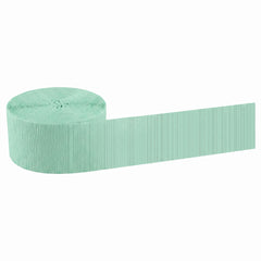 Mint Crepe Streamer - 81 ft.