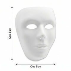 Classic White Full Face Mask
