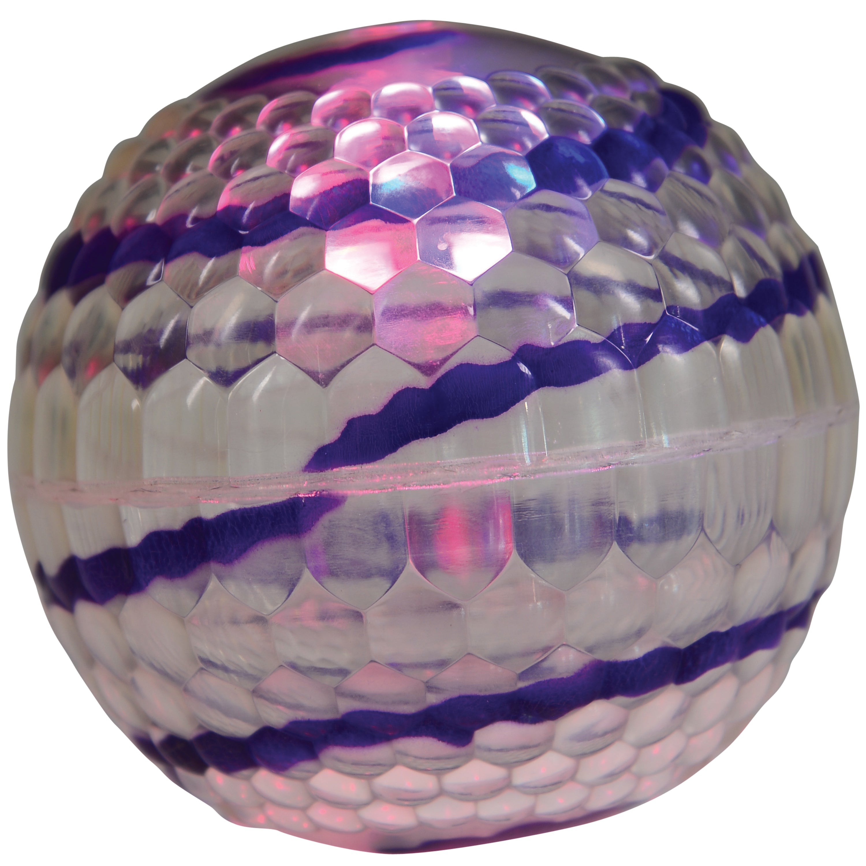 Striped Jump Ball W/Light/6 Per Pk