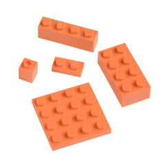 Blocks Assortment Orange/44 Lb Box