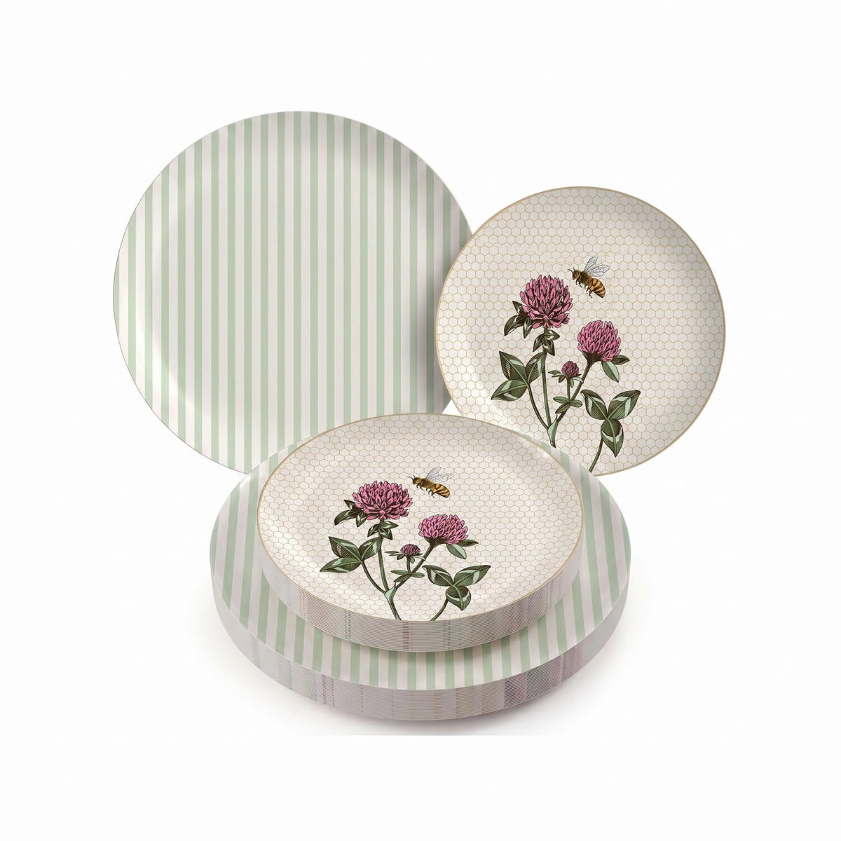 Earthtrends Sweet Life Design Paper Plates Combo Set 16/16