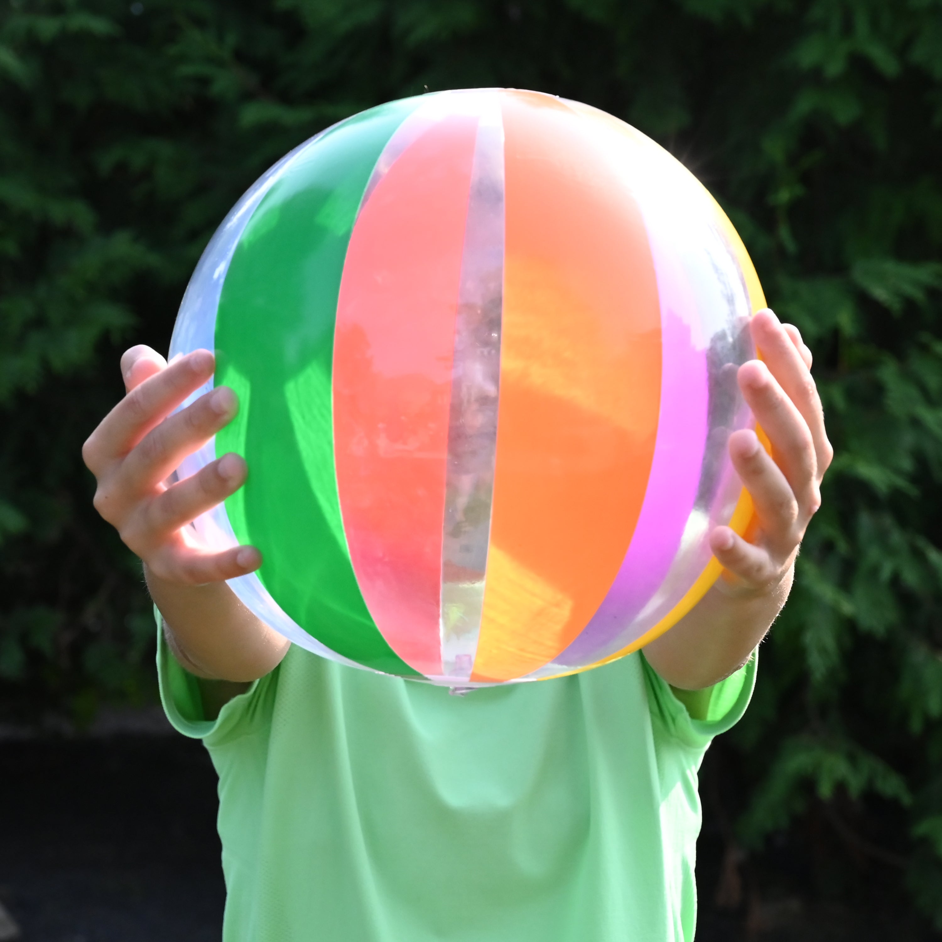 Rainbow Ball Inflates/16 In/12 In Di