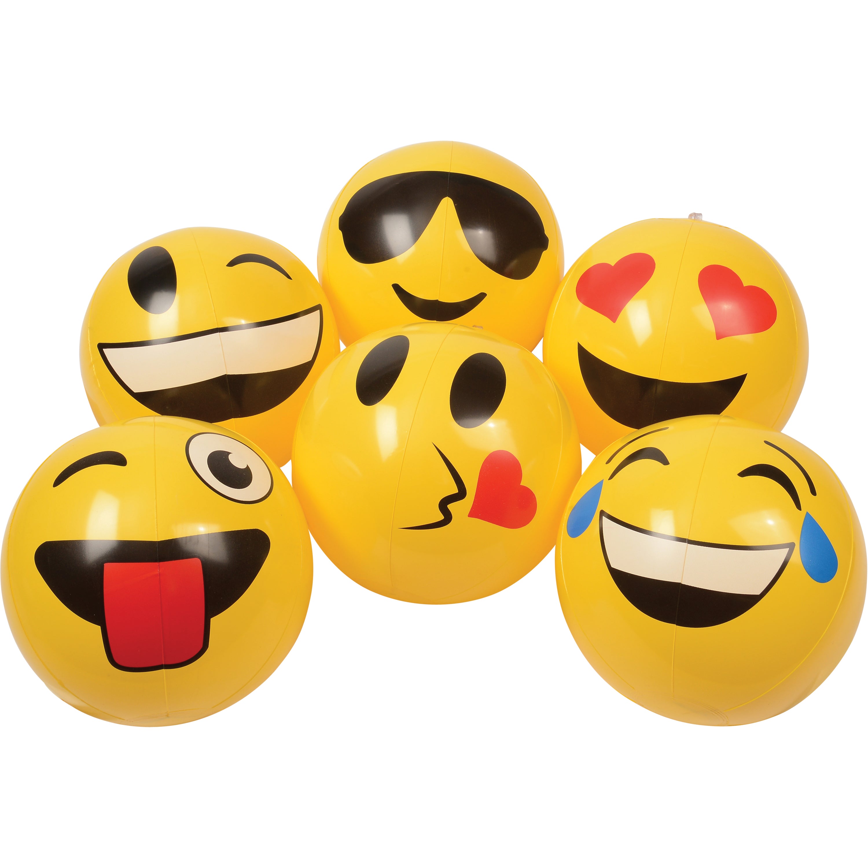 Emoji Inflatable Balls/12 In