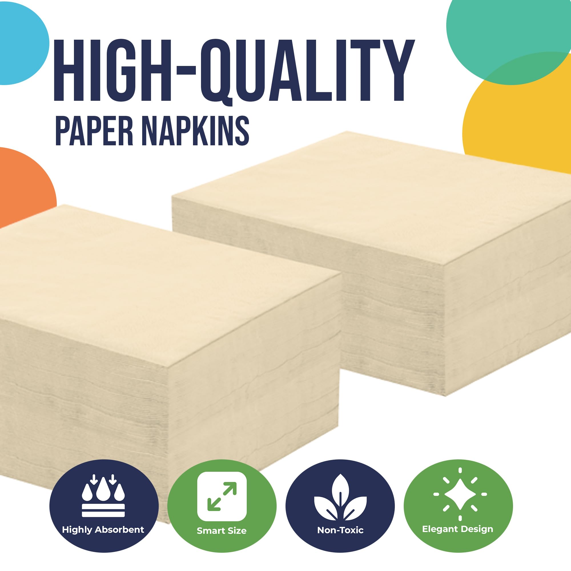 Ivory Luncheon Napkins | 1800 Count
