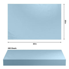 Light Blue Tissue Reams (480)