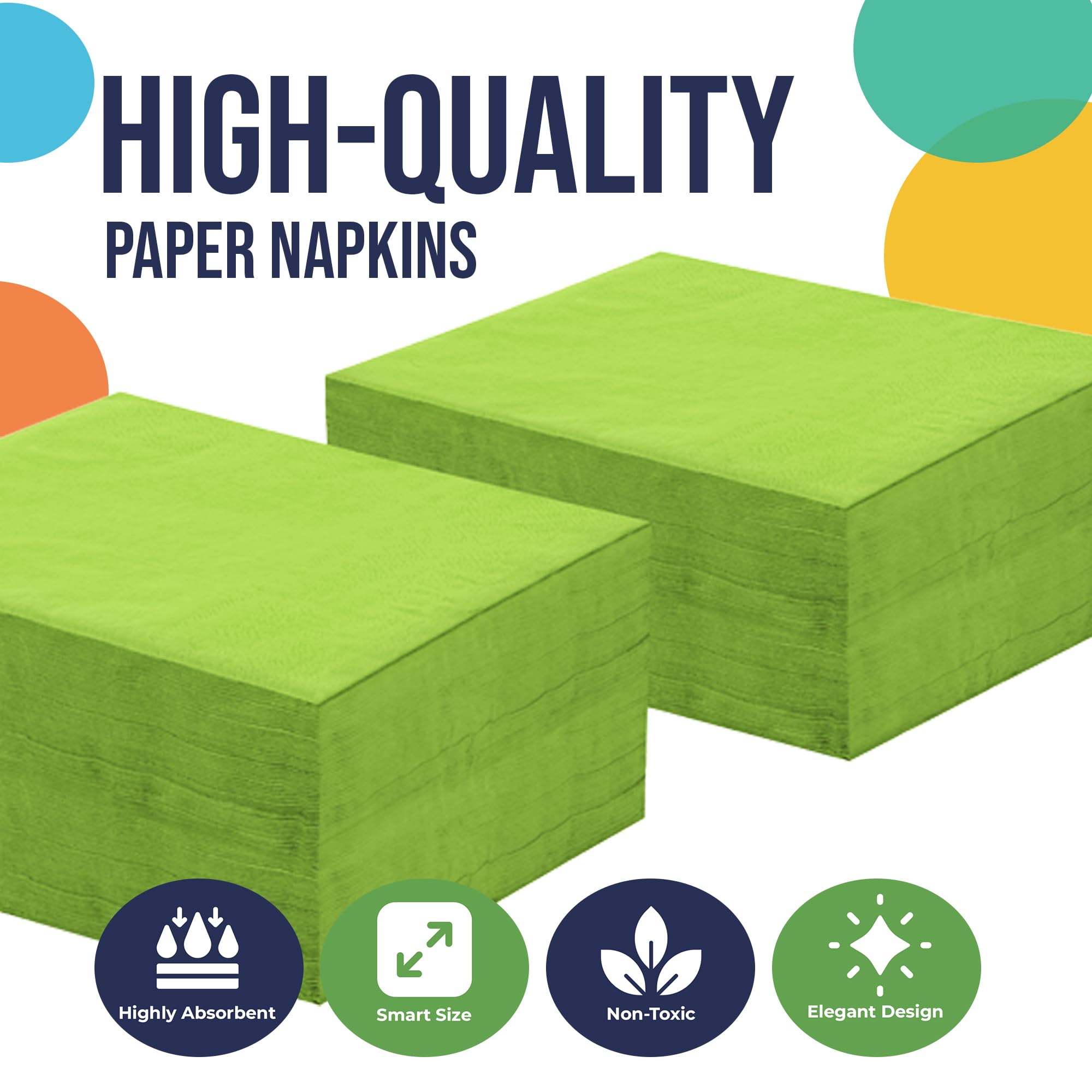 Unleashed - Lime Green Luncheon Napkins - 50 Ct.