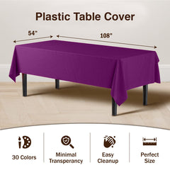 Magenta Table Covers | 12 Pack