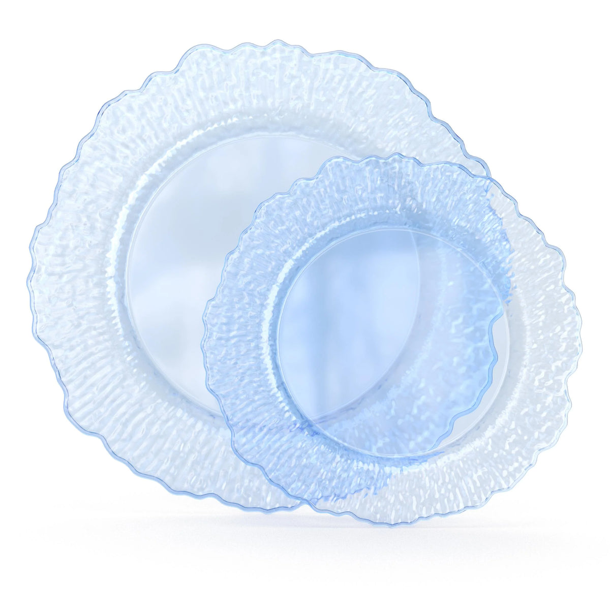 7 Inch and 10 Inch Leaf Plate Combo 15|15 - Blue