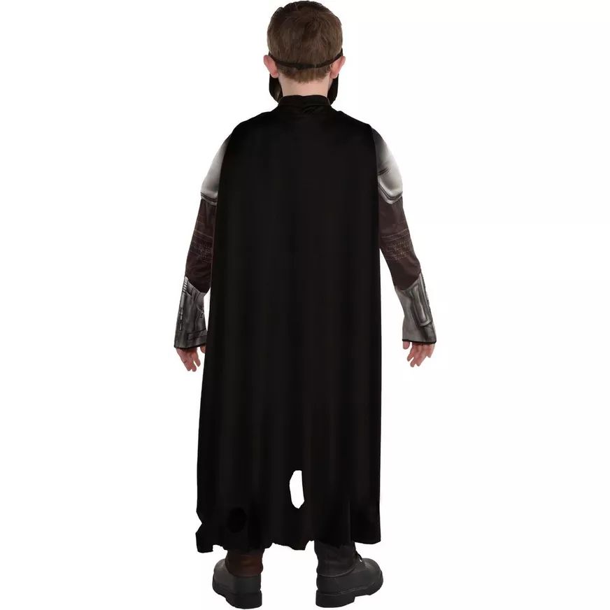 Kids' Mandalorian Halloween Costume with Mask and Cape