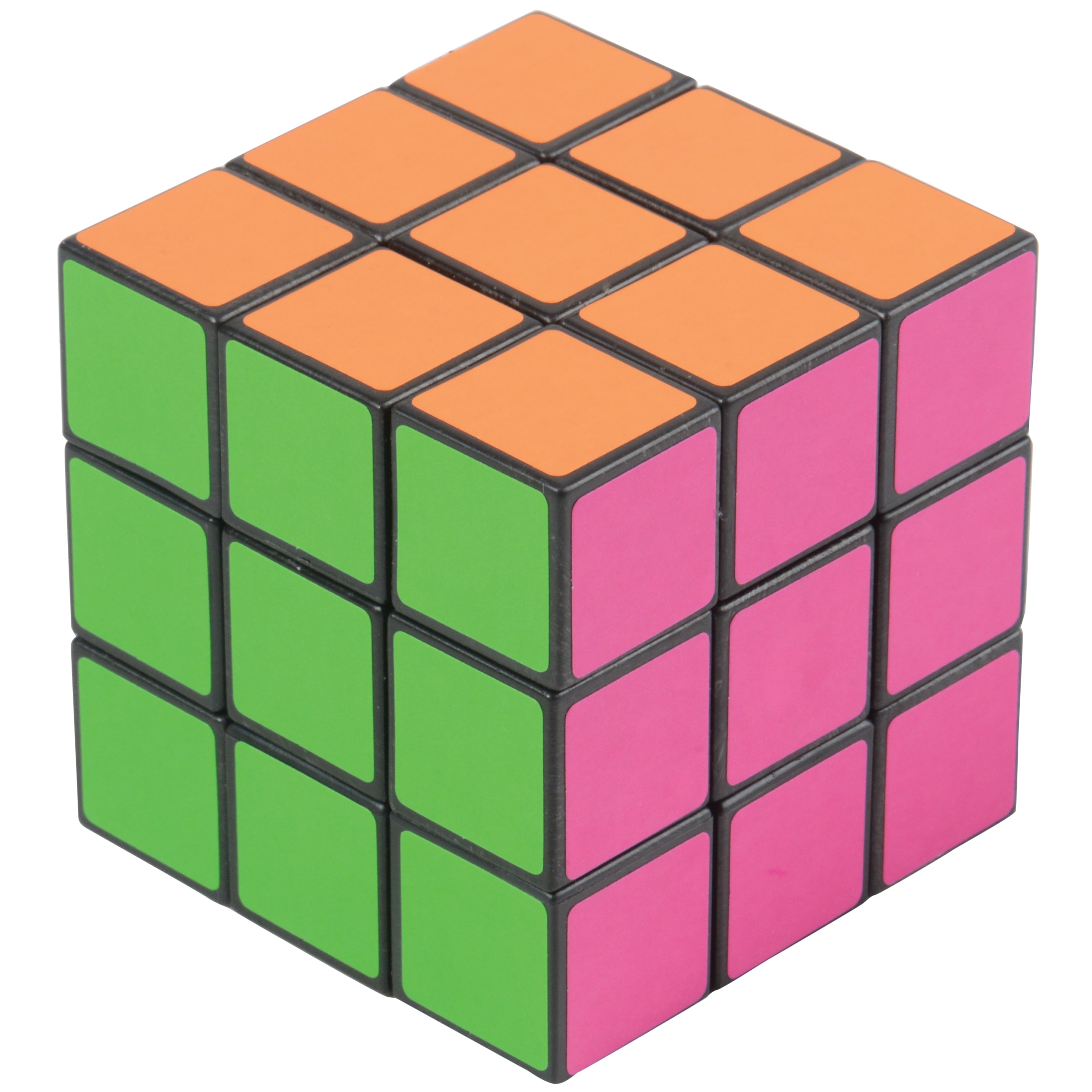 Neon Puzzle Cubes