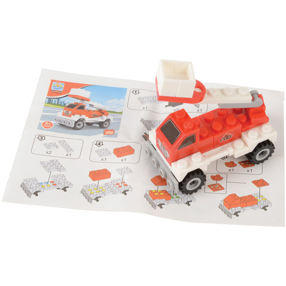 Fire Rescue Bricks/25 To 32-Pcs