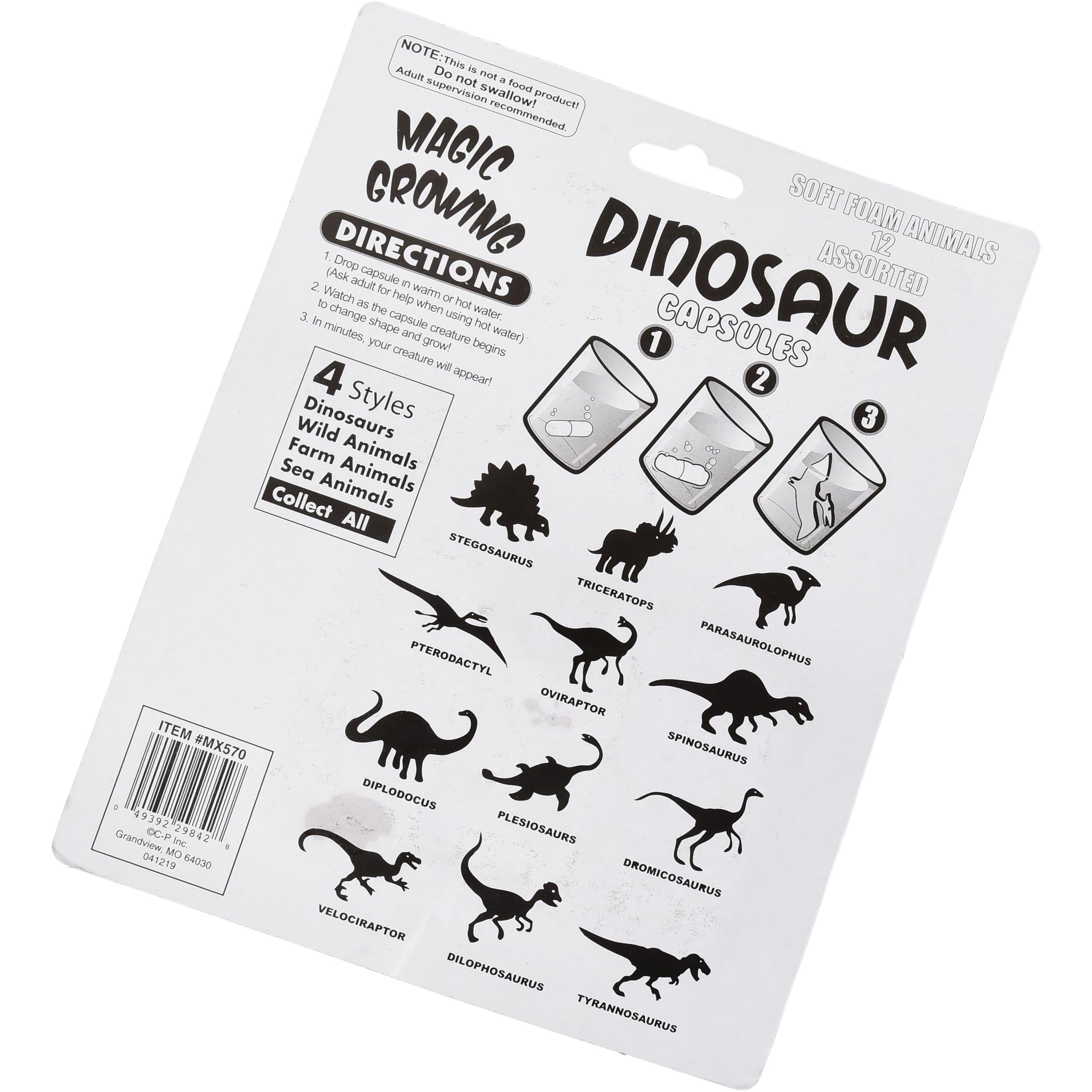 Magic Grow Dino Capsules