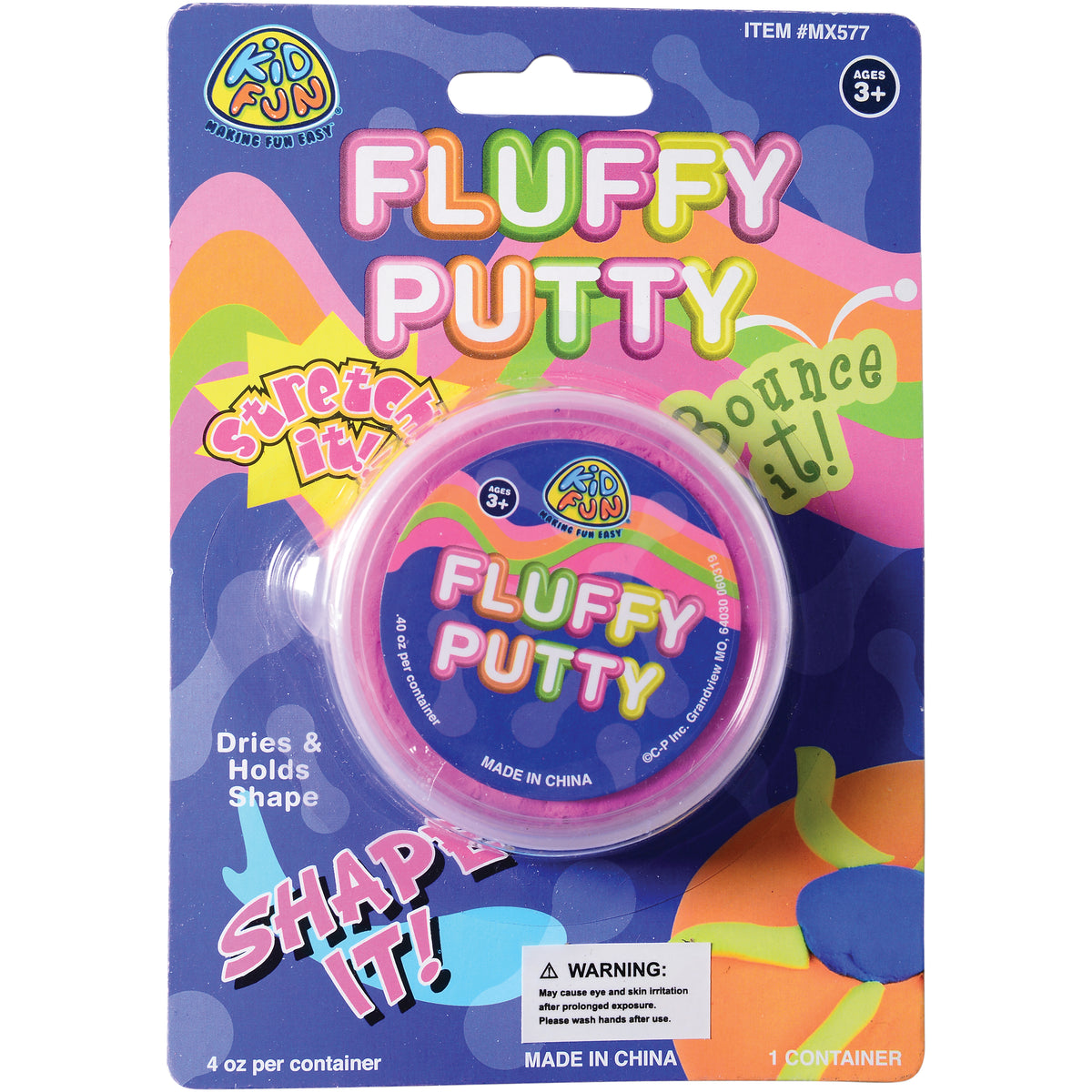 Fluffy Putty/12 Per Pk