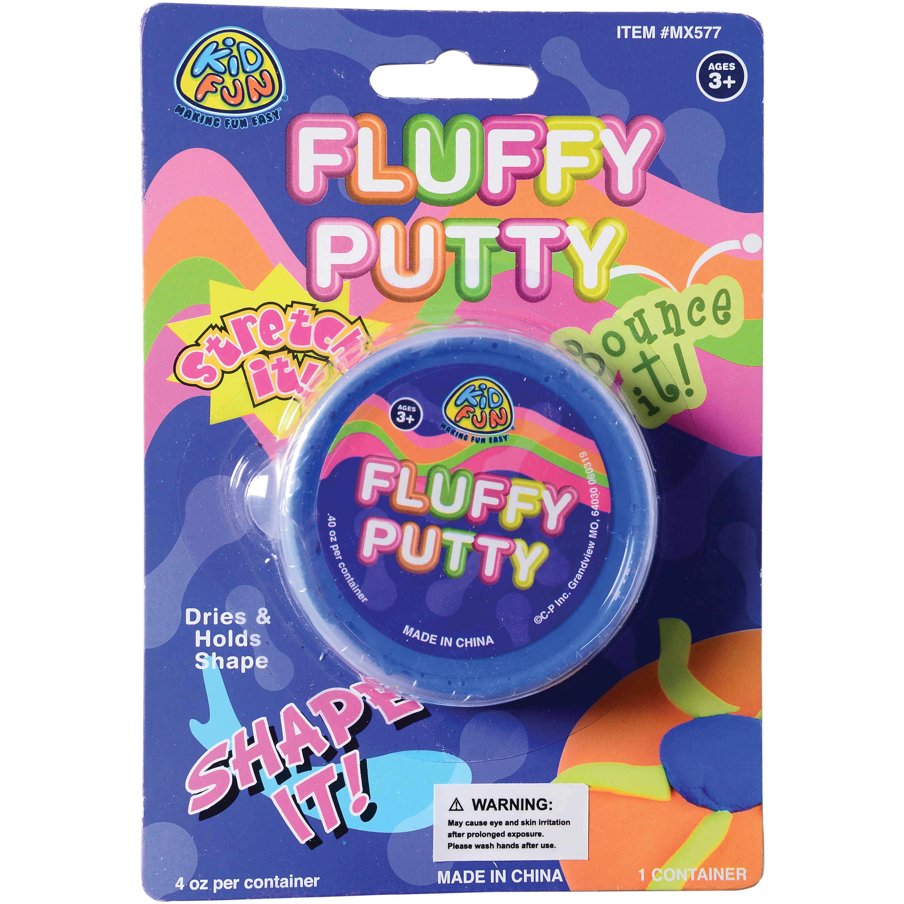 Fluffy Putty/12 Per Pk
